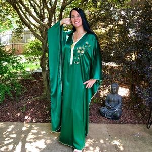 Dresses - Moroccan Caftan Swim Cover Up Resort Beach Wear Dresses - Moroccan Caftan Swim Cover Up Resort Beach Wear
